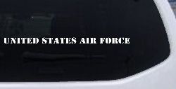 United States Air Force  Military Car or Truck Window Decal Sticker