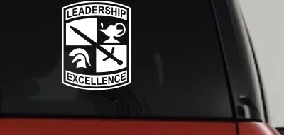 Army ROTC Military Car or Truck Window Vinyl Decal Sticker