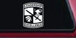 Army ROTC Military Car or Truck Window Decal Sticker