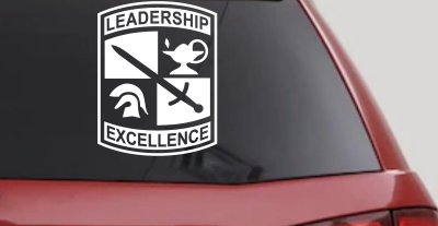Army ROTC Military Car or Truck Window Vinyl Decal Sticker