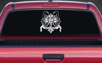 Forever Forgiven Cross Wings Christian Car or Truck Window Decal Sticker
