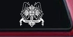 Forever Forgiven Cross Wings Christian Car or Truck Window Decal Sticker