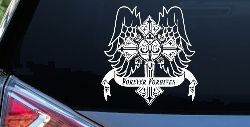 Forever Forgiven Cross Wings Christian Car or Truck Window Decal Sticker