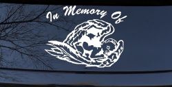 In Memory Of Angel Baby Christian Car or Truck Window Decal Sticker