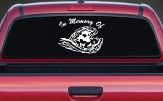 In Memory Of Angel Baby Christian Car or Truck Window Decal Sticker