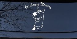 In Loving Memory Of Our Angel With Scooby Doo Car or Truck Window Decal Sticker