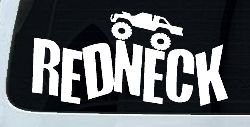 Redneck Truck Country Car or Truck Window Decal Sticker