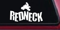 Redneck 4 Wheeler Country Car or Truck Window Decal Sticker