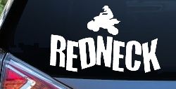 Redneck 4 Wheeler Country Car or Truck Window Decal Sticker