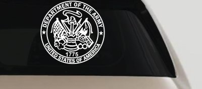 Department Of The Army Seal  Military Car or Truck Window Vinyl Decal Sticker