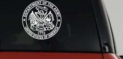Department Of The Army Seal  Military Car or Truck Window Vinyl Decal Sticker