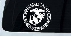 The Department Of The Navy Seal Military Car or Truck Window Decal Sticker
