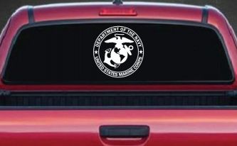 The Department Of The Navy Seal Military Car or Truck Window Decal Sticker