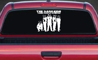 The Dark Side Taking Care Of Business Funny Car or Truck Window Decal Sticker