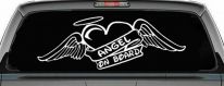 Angel On Board With Wings And Halo Christian Car or Truck Window Decal Sticker
