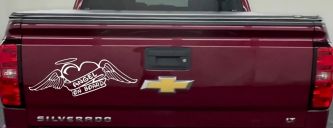 Angel On Board With Wings And Halo Christian Car or Truck Window Vinyl Decal Sticker (White)