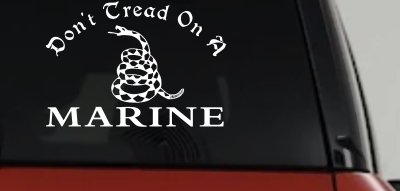 Dont Tread On A Marine Military Car or Truck Window Vinyl Decal Sticker