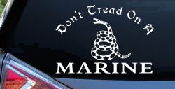 Dont Tread On A Marine Military Car or Truck Window Decal Sticker