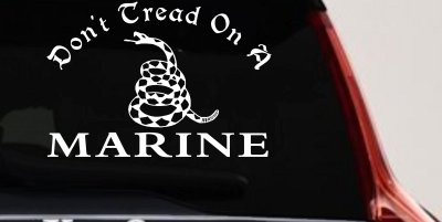 Dont Tread On A Marine Military Car or Truck Window Vinyl Decal Sticker