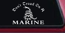 Dont Tread On A Marine Military Car or Truck Window Decal Sticker