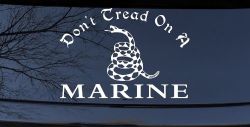 Dont Tread On A Marine Military Car or Truck Window Decal Sticker