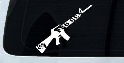 Pro Gun 2nd Amendment Riffle AR15 AR 15 Car or Truck Window Decal Sticker