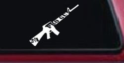 Pro Gun 2nd Amendment Riffle AR15 AR 15 Car or Truck Window Decal Sticker