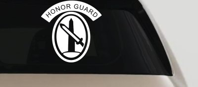 US Army Honor Guard  Military Car or Truck Window Vinyl Decal Sticker