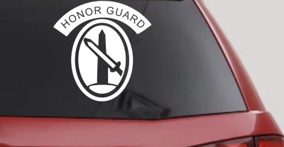 US Army Honor Guard  Military Car or Truck Window Vinyl Decal Sticker