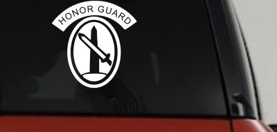 US Army Honor Guard  Military Car or Truck Window Vinyl Decal Sticker