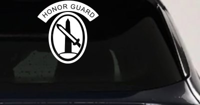US Army Honor Guard  Military Car or Truck Window Vinyl Decal Sticker