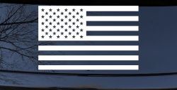 American US Flag Military Car or Truck Window Decal Sticker