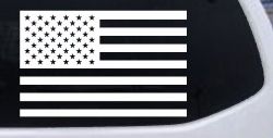 American US Flag Military Car or Truck Window Decal Sticker
