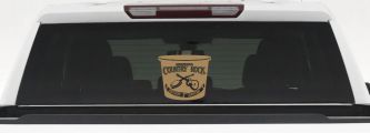 Country Rock Southern Comfort Tub Car or Truck Window Decal Sticker (Light Brown)