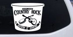 Country Rock Southern Comfort Tub Car or Truck Window Decal Sticker