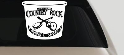 Country Rock Southern Comfort Tub Car or Truck Window Vinyl Decal Sticker