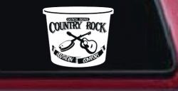 Country Rock Southern Comfort Tub Car or Truck Window Decal Sticker