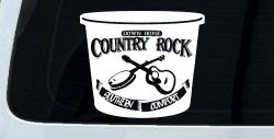 Country Rock Southern Comfort Tub Car or Truck Window Decal Sticker