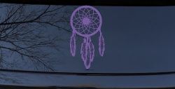 Dreamcatcher Native American Indian Dream Catcher Car or Truck Window Vinyl Decal Sticker (Purple)