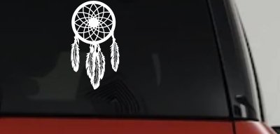 Dreamcatcher Native American Indian Dream Catcher Car or Truck Window Vinyl Decal Sticker