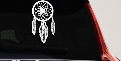 Dreamcatcher Native American Indian Dream Catcher Car or Truck Window Vinyl Decal Sticker