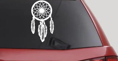 Dreamcatcher Native American Indian Dream Catcher Car or Truck Window Vinyl Decal Sticker
