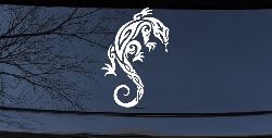 Tribal Iguana Car or Truck Window Decal Sticker