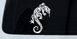 Tribal Iguana Car or Truck Window Decal Sticker