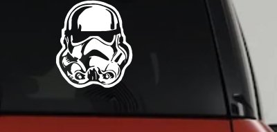 Stormtrooper Sci Fi Car or Truck Window Vinyl Decal Sticker