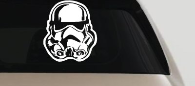Stormtrooper Sci Fi Car or Truck Window Vinyl Decal Sticker