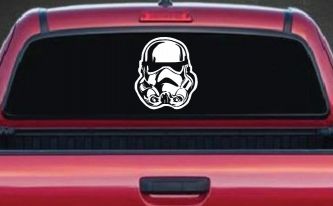 Stormtrooper Sci Fi Car or Truck Window Decal Sticker