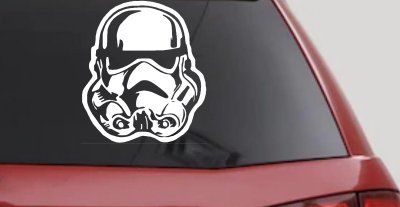 Stormtrooper Sci Fi Car or Truck Window Vinyl Decal Sticker