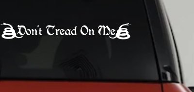 Gadsden Don't Tread On Me Freedom Military Car or Truck Window Vinyl Decal Sticker