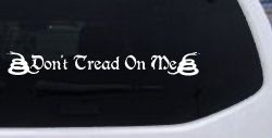 Gadsden Don't Tread On Me Freedom Military Car or Truck Window Decal Sticker